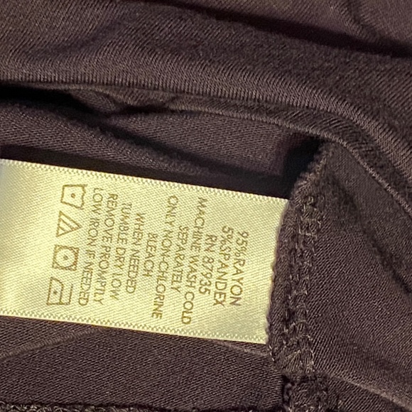 LOGO by Lori Goldstein Navy Asymmetrical Tunic SML - Picture 6 of 6